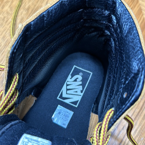 VANS Suede Sk8-Hi Skate Shoe - Wheat / Black - Picture 14 of 16